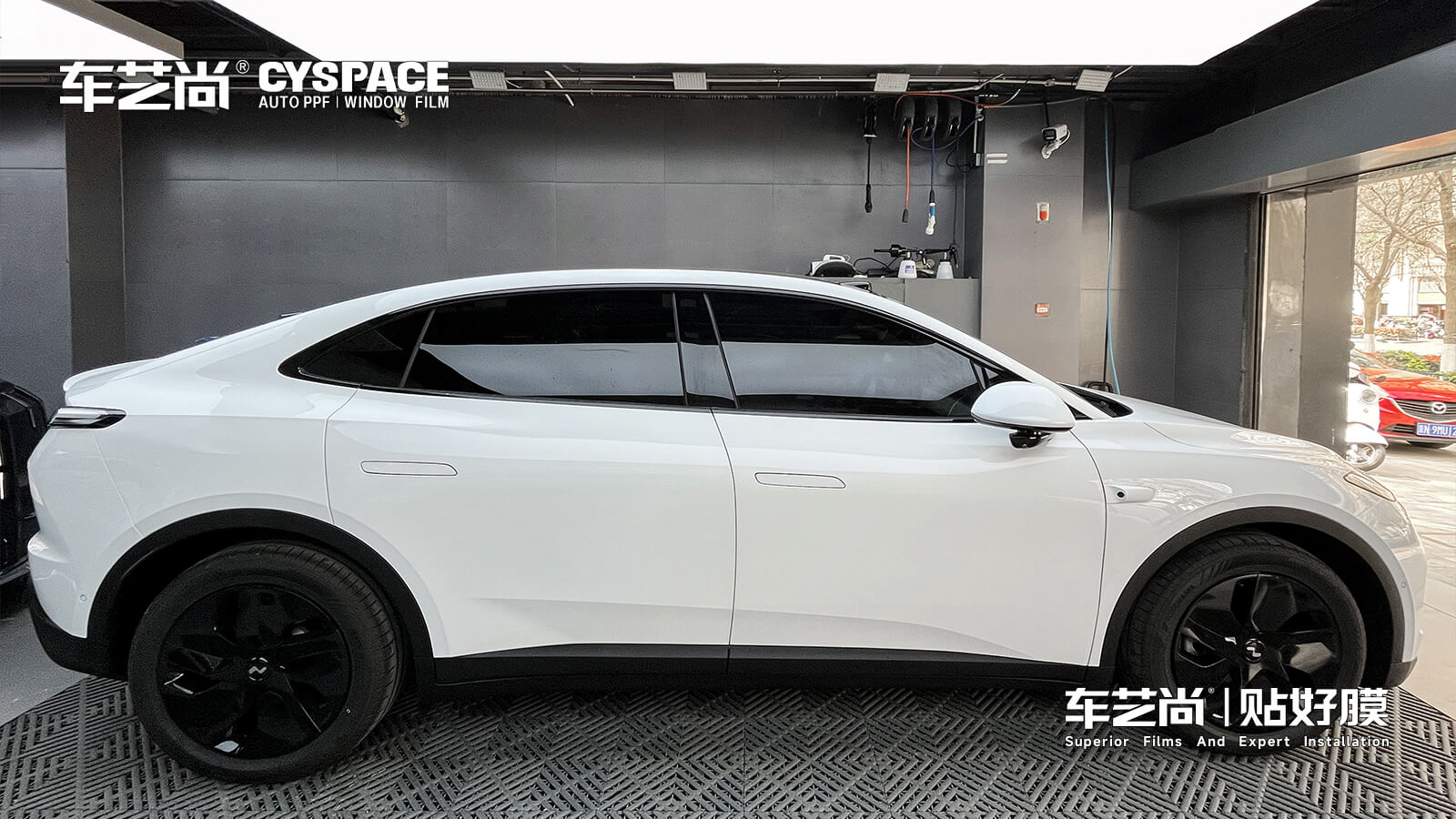 车艺尚西安店：乐道 L60 装贴龙膜畅悦蓝光 75+15+35 标杆案例