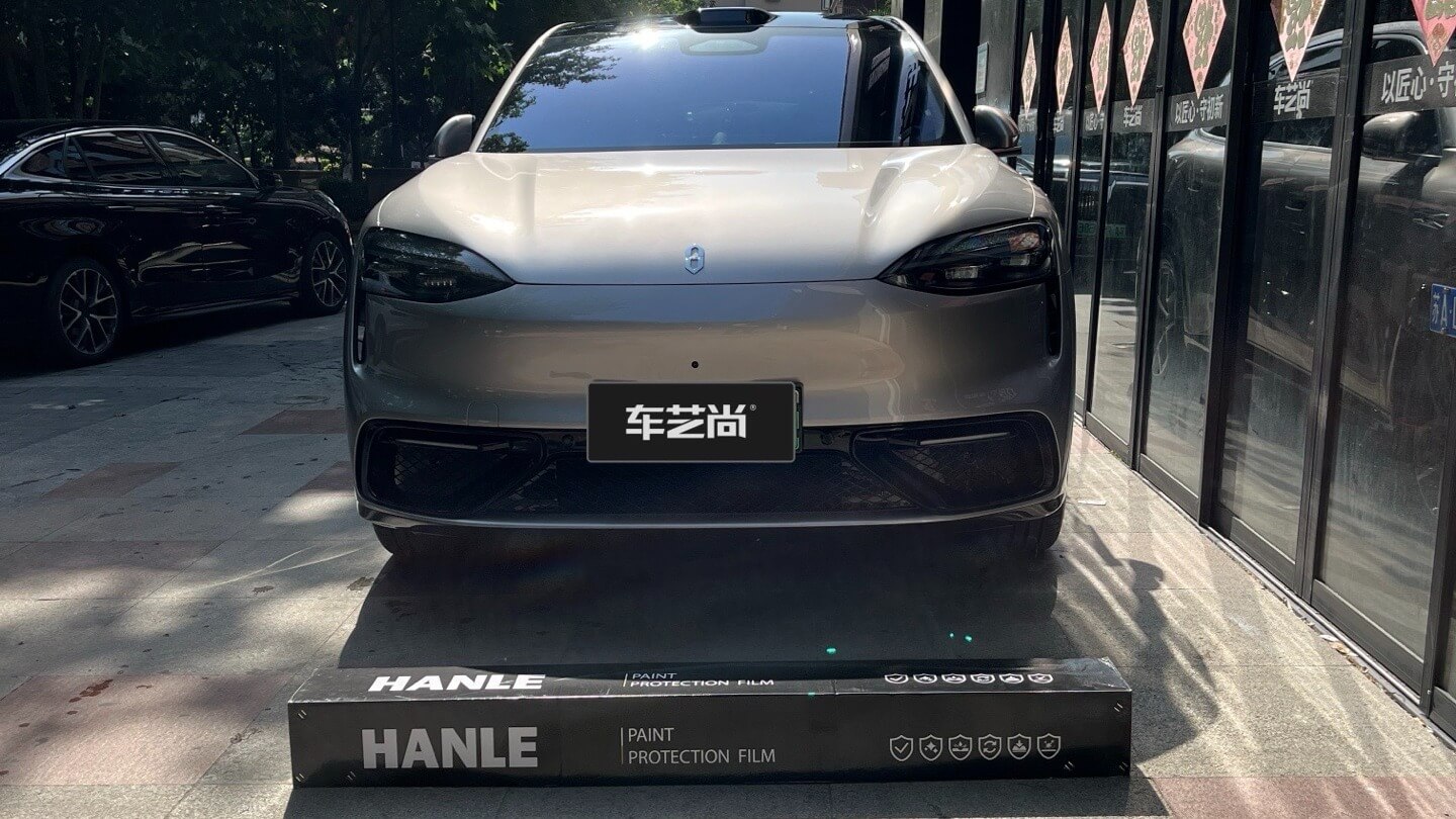 南京问界 M6 贴汉乐 06 车衣｜车艺尚南京旗舰店专车专用隐形车衣施工案例