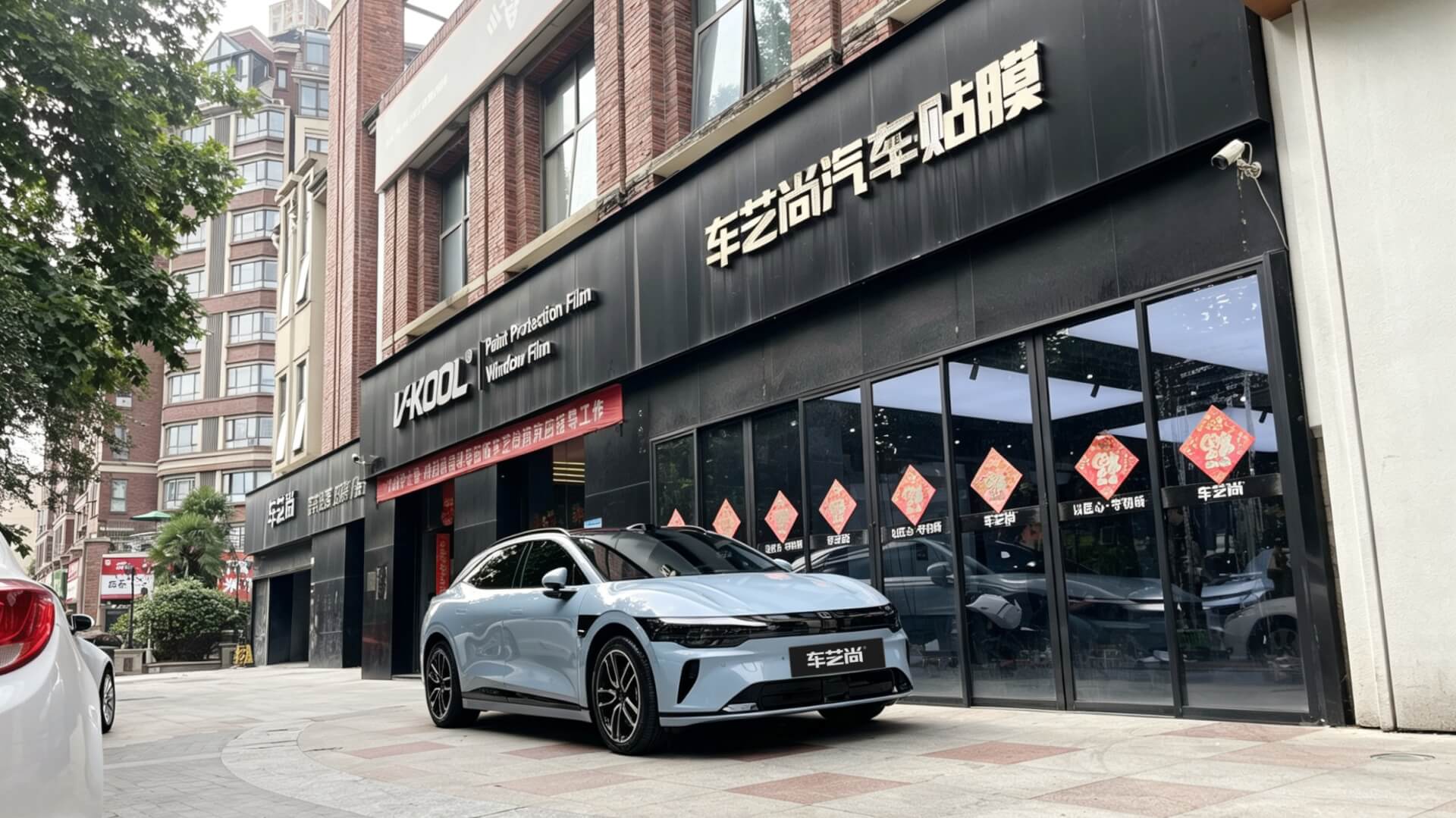 冰湖蓝极氪007GT邂逅威固顶级窗膜｜车艺尚南京店VK70+VK25+K15精工施工全纪录