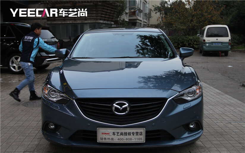 马自达贴隐形车衣透明保护膜施工案例