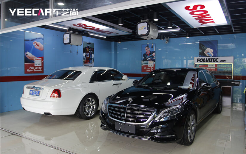 迈巴赫隐形车衣施工案例