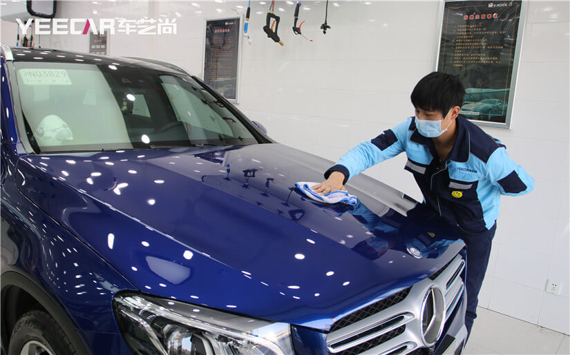  擦拭干燥后多余的结晶体