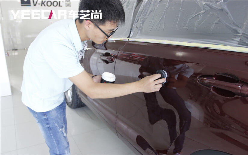 对车漆做一层防水蜡