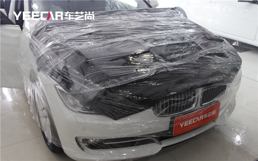 贴膜前的保护工作