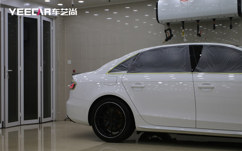 SONAX镀晶施工后车尾车漆镀晶效果展示