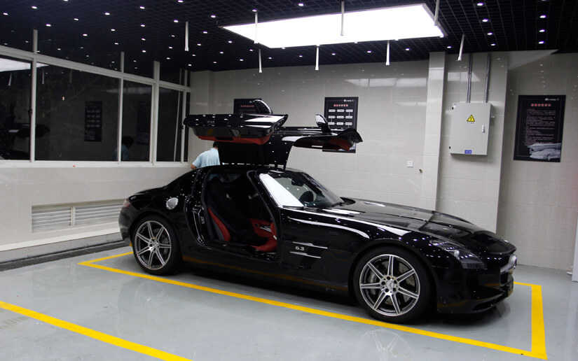 全无尘喷淋施工车间