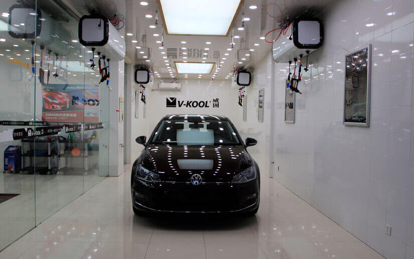 全无尘喷淋施工车间