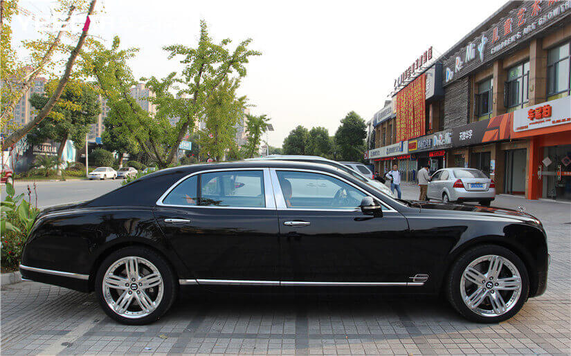 慕尚前档V70，侧后挡V70贴膜、SONAX车漆镀晶施工效果展示