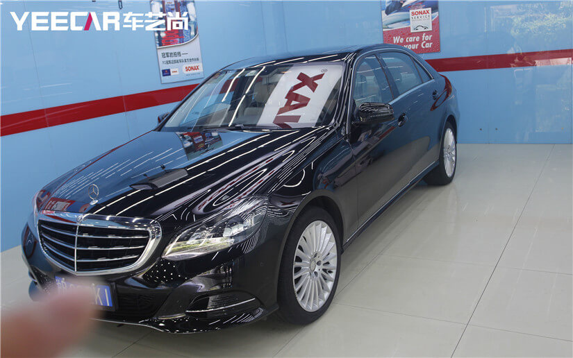 奔驰E级SONAX镀晶施工