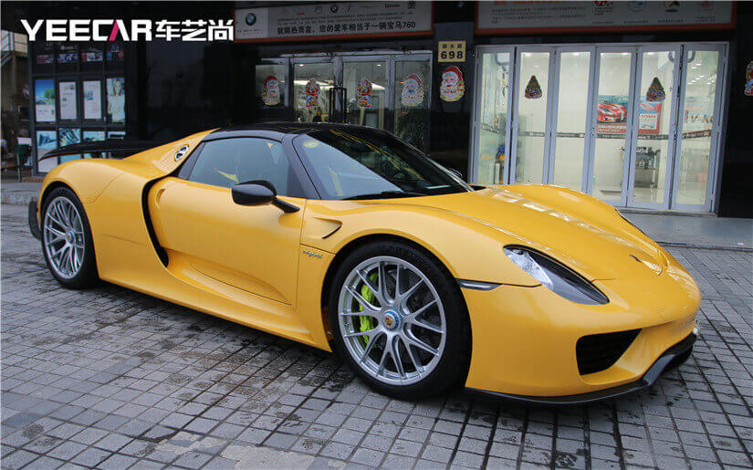 918前档，侧面效果展示