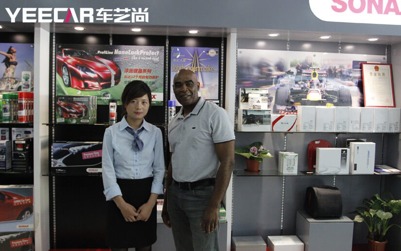 SONAX亚太区技术官莅临店铺指导技术