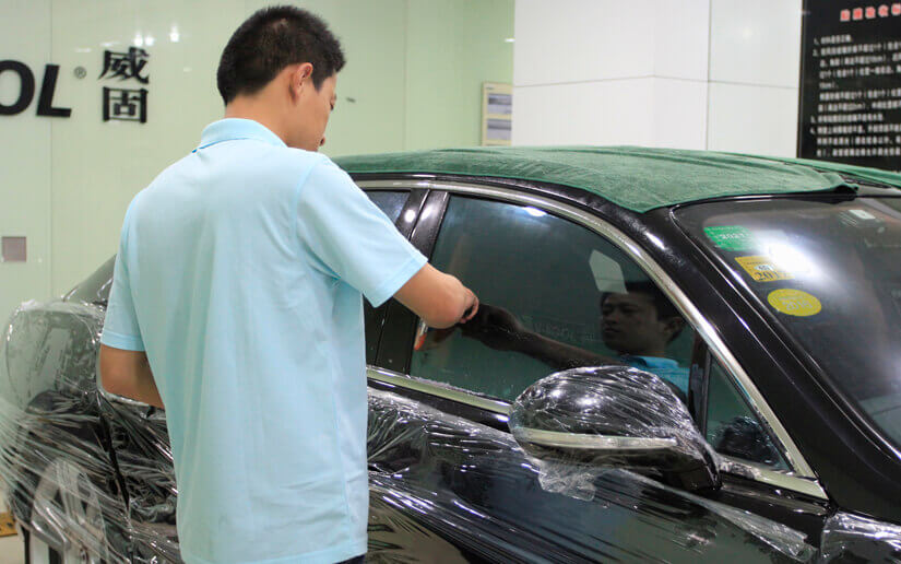 威固侧窗贴膜施工