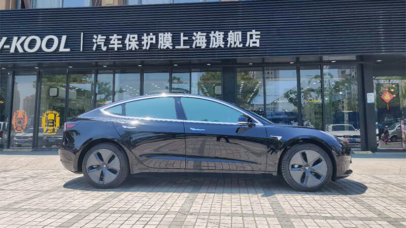 特斯拉Model3选择车艺尚贴威固隔热膜