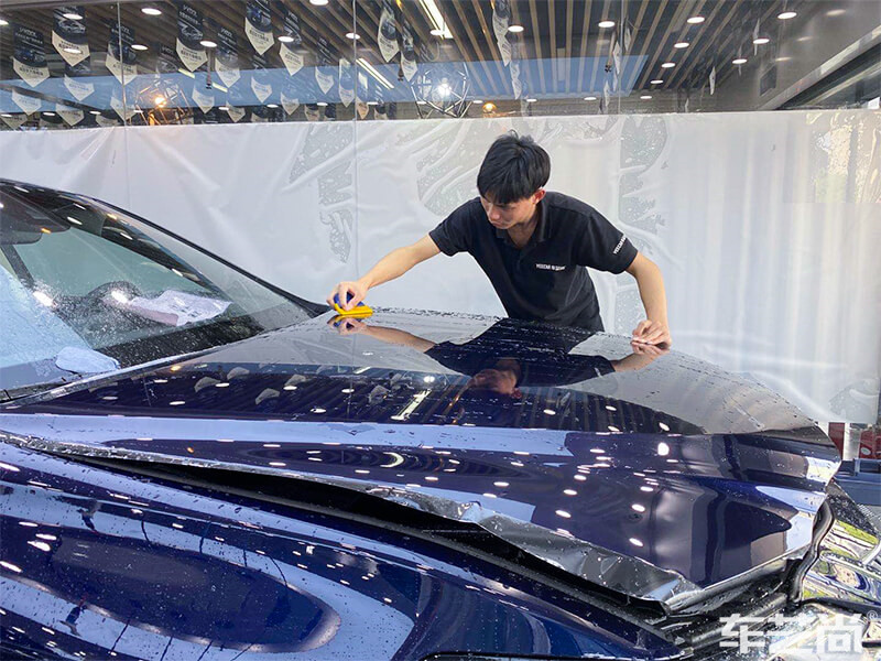 雷克萨斯车衣施工