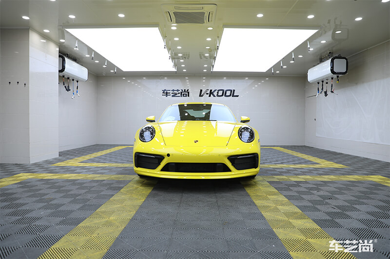 保时捷车衣效果图