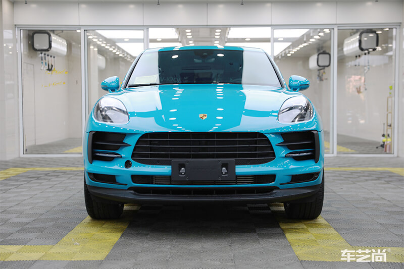 保时捷贴膜效果