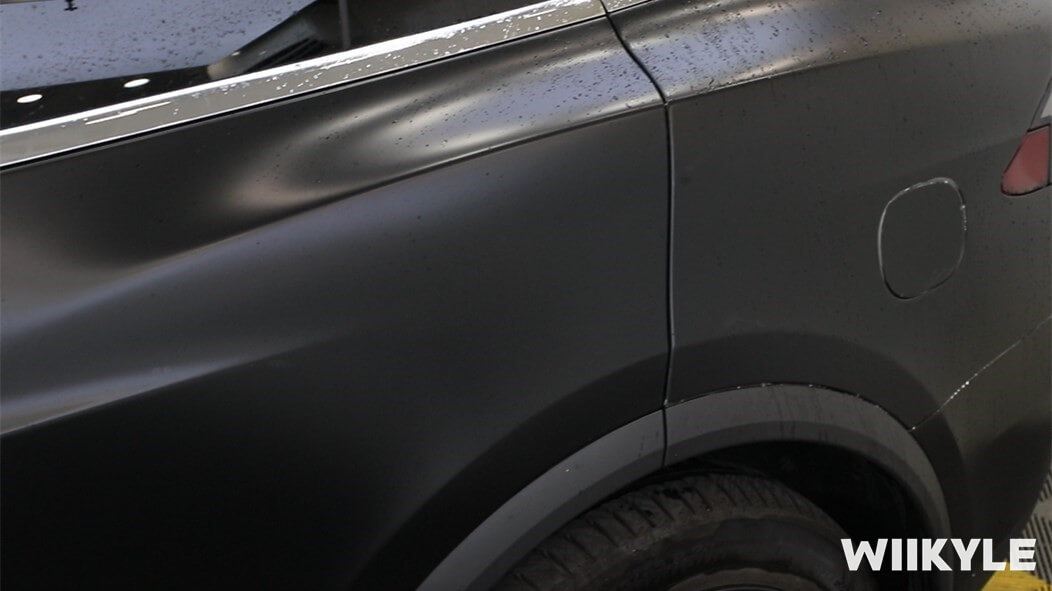 特斯拉施工隐形车衣效果展示图（二）