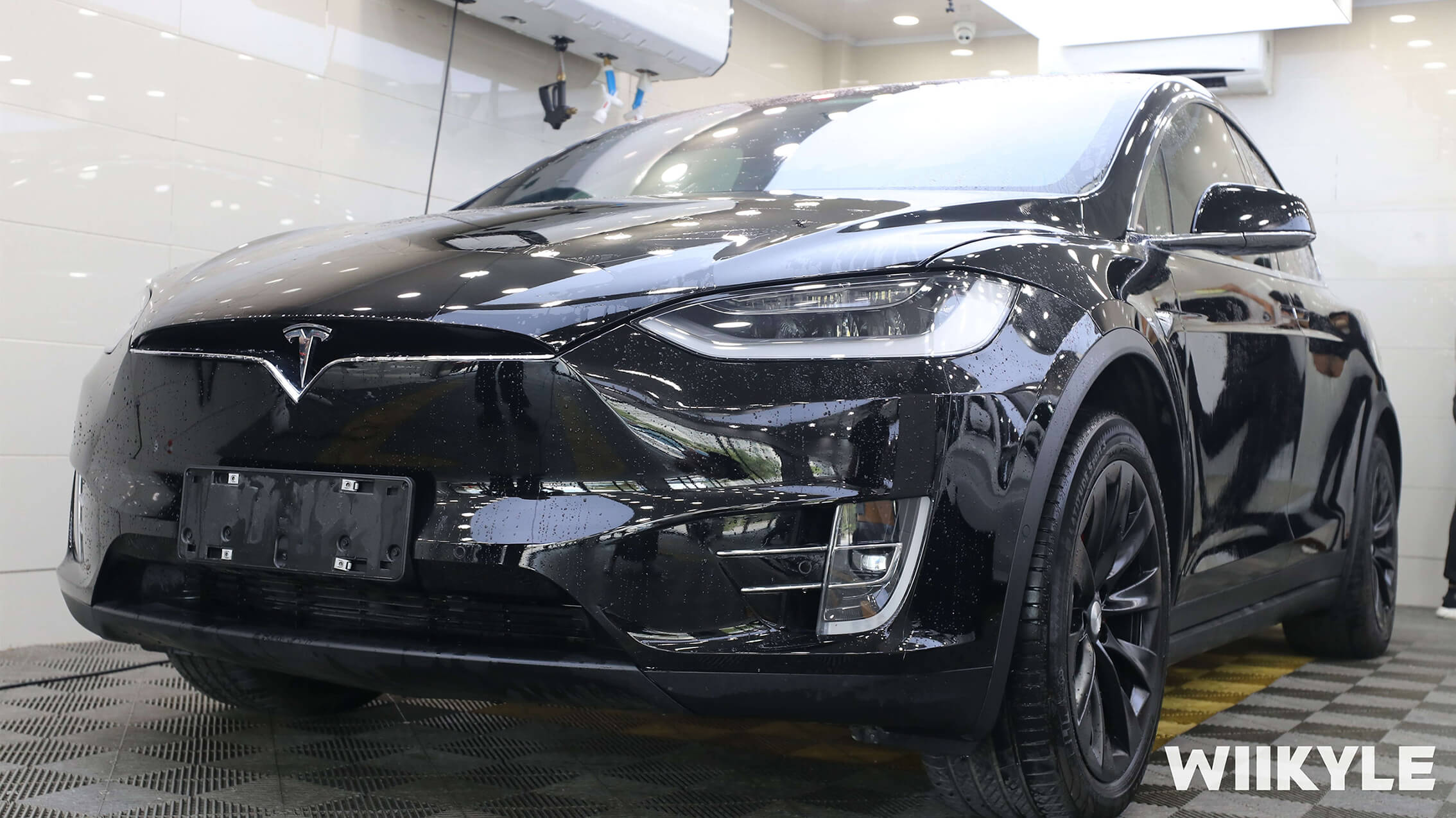 特斯拉施工隐形车衣效果展示图（一）