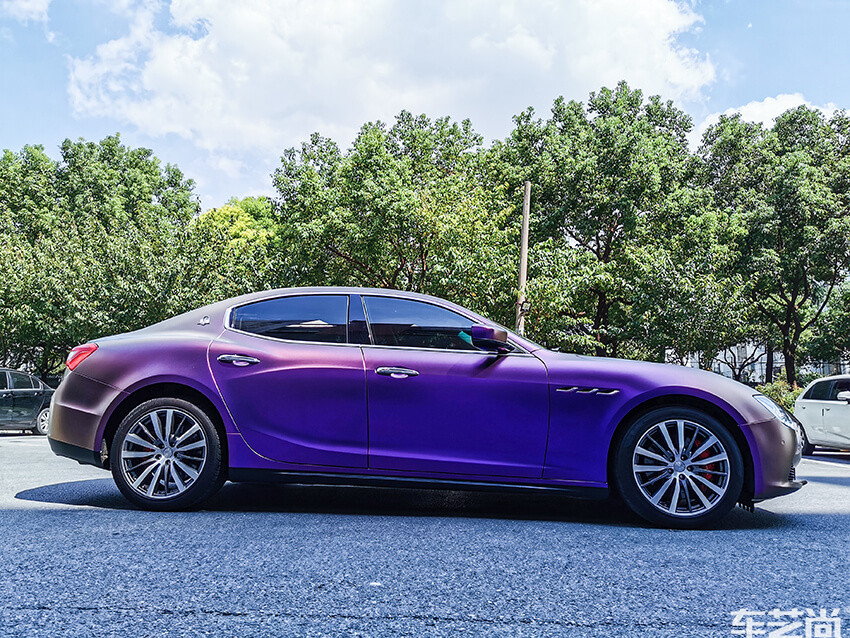 欧瑞飞改色膜专业施工效果展示