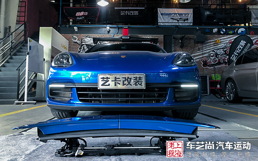 保时捷三段式尾翼改装