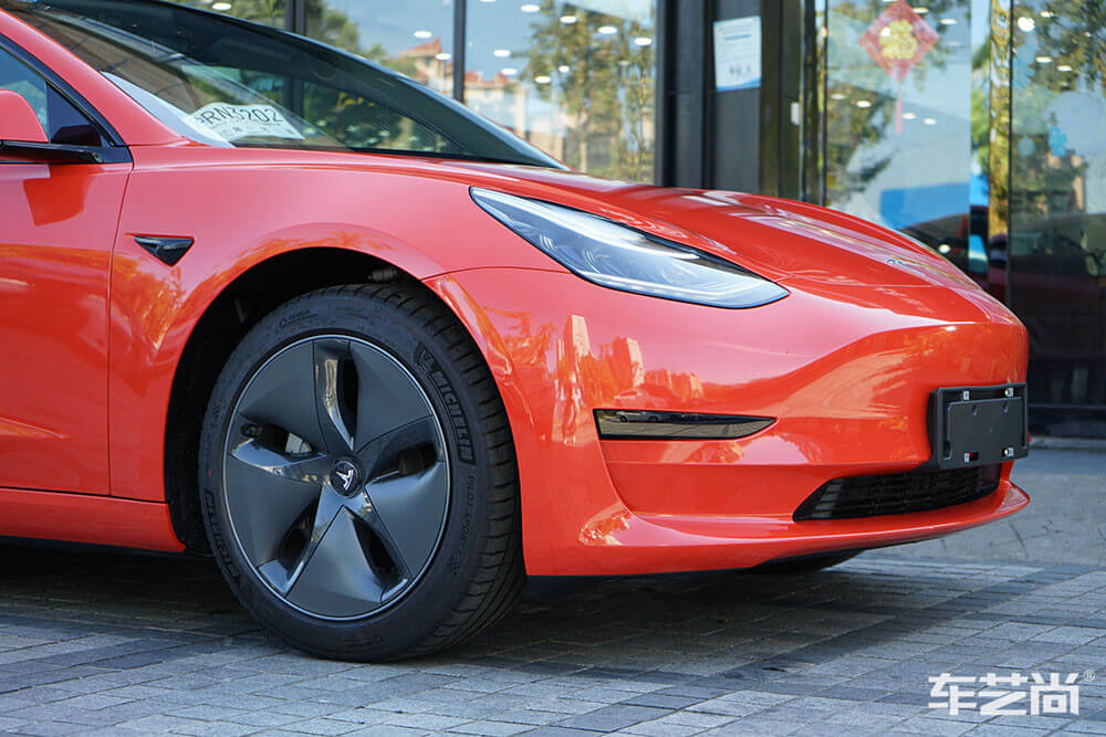 特斯拉也改色膜的效果展示（1）