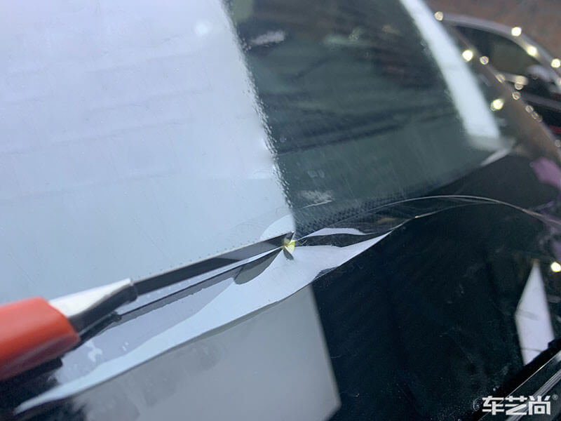 保时捷卡宴施工威固隔热膜案例图片十