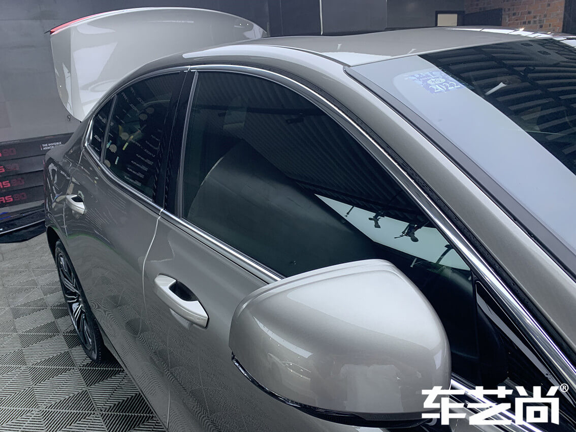 沃尔沃S60施工威固玻璃膜施工案例展示图（9）