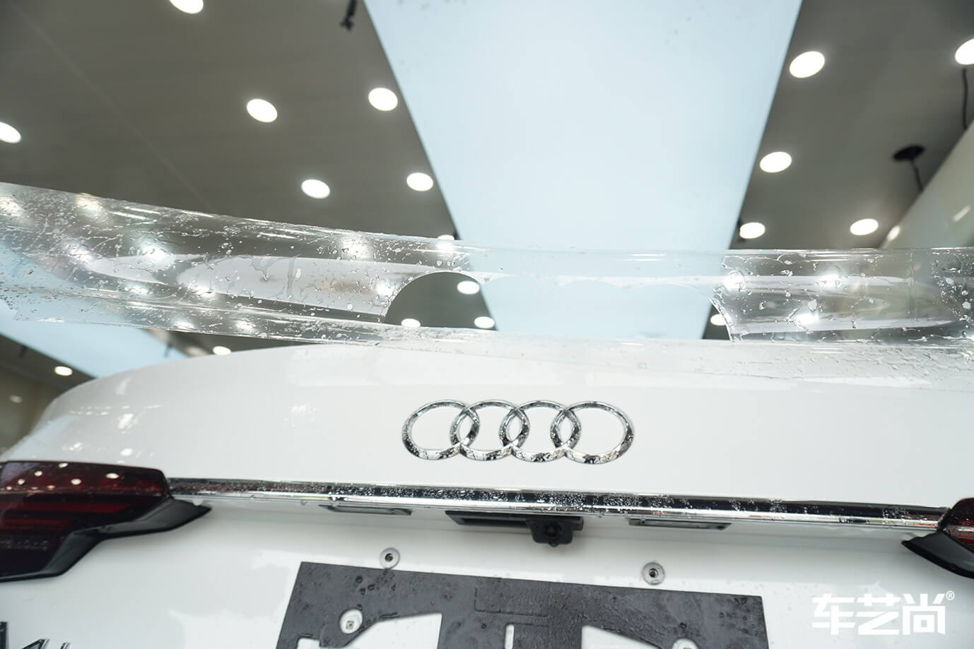 奔驰E260l施工威固漆面保护膜，施工流程展示（5）