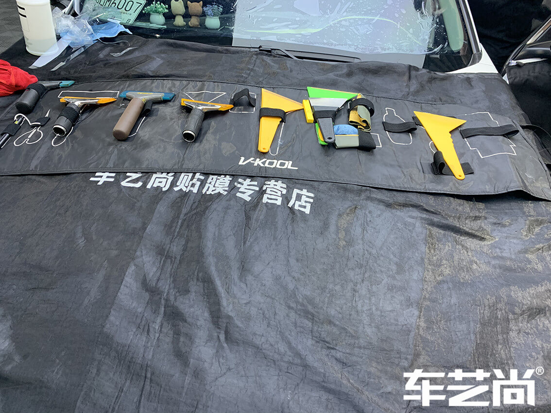 沃尔沃S60施工威固玻璃膜施工案例展示图（2）