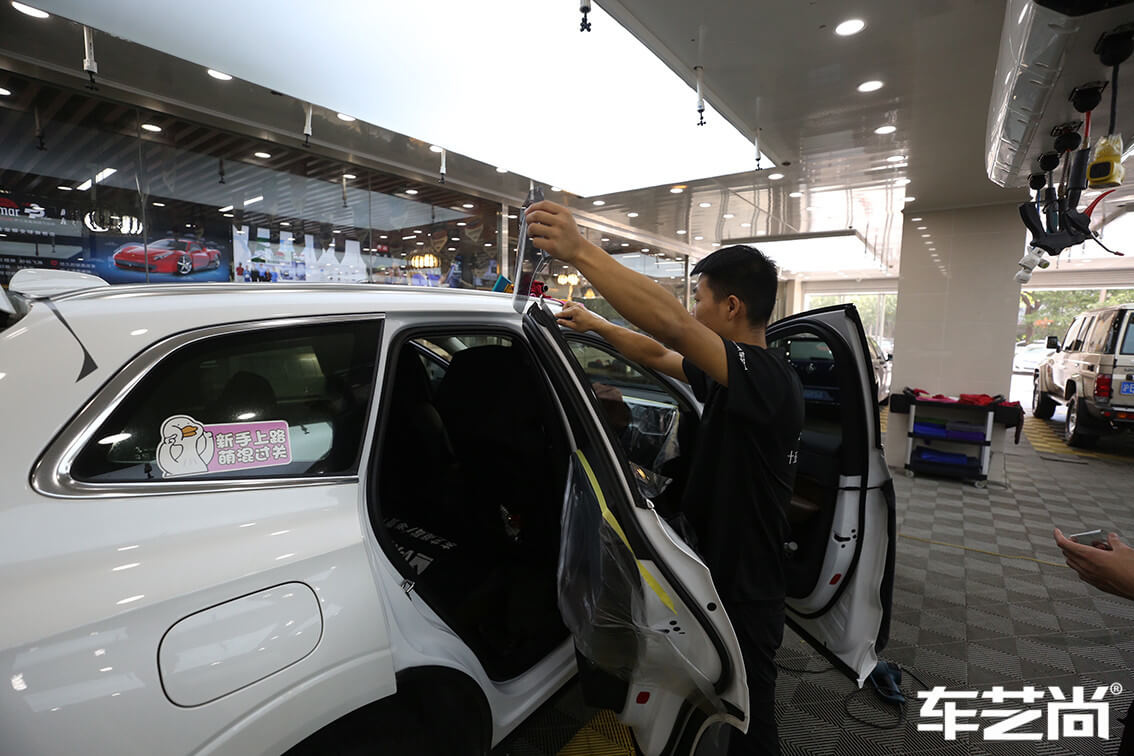 沃尔沃XC60施工威固玻璃膜施工案例展示（7）