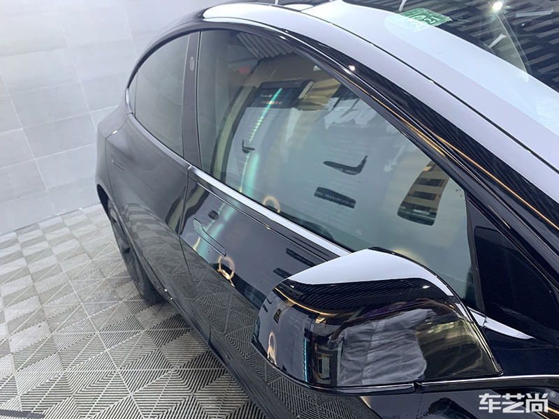 特斯拉Model 3施工威固隔热膜案例（图片十五）