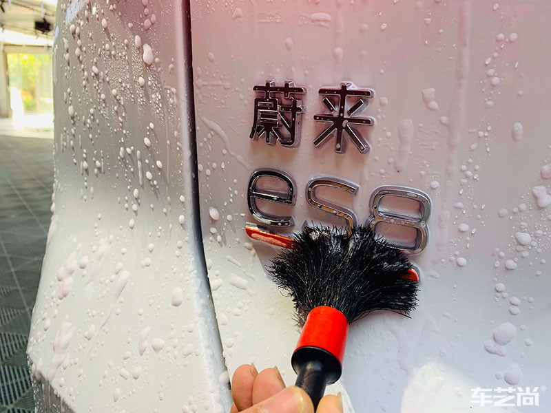 蔚来ES8施工威固漆面保护膜案例车尾