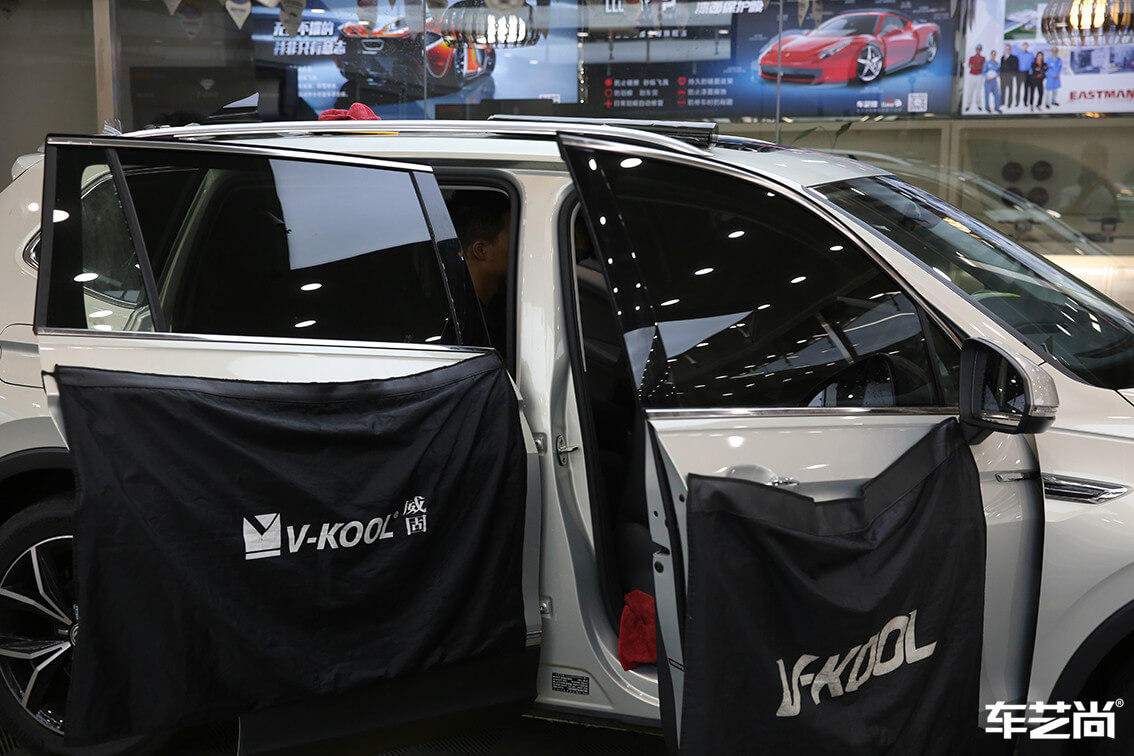 大众330 TSI装贴威固隔热膜，施工效果展示（5）