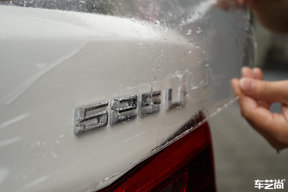 宝马5系施工隐形车衣（9）