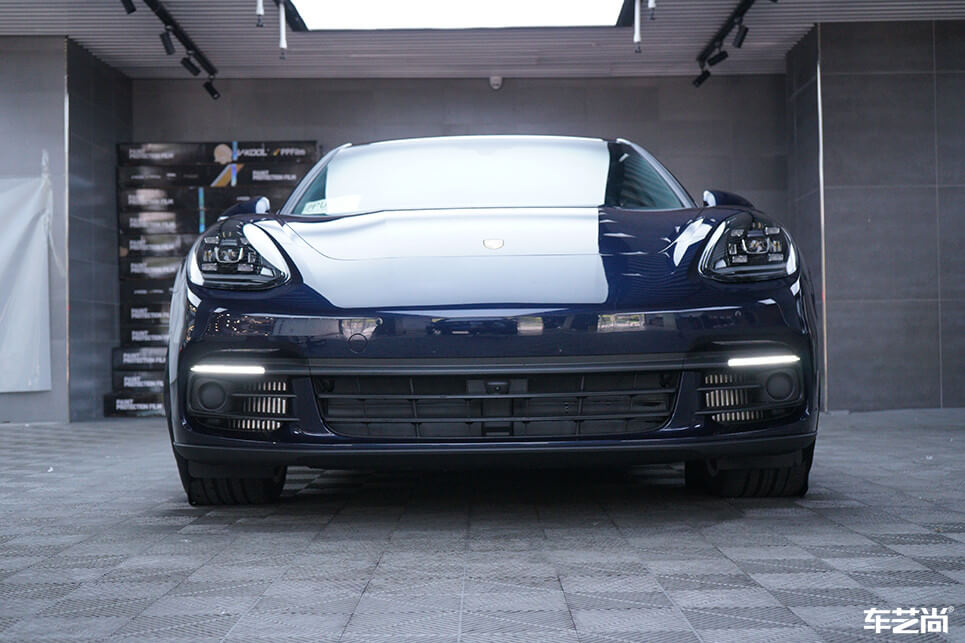 保时捷帕拉梅拉施工威固车衣，施工流程展示（9）