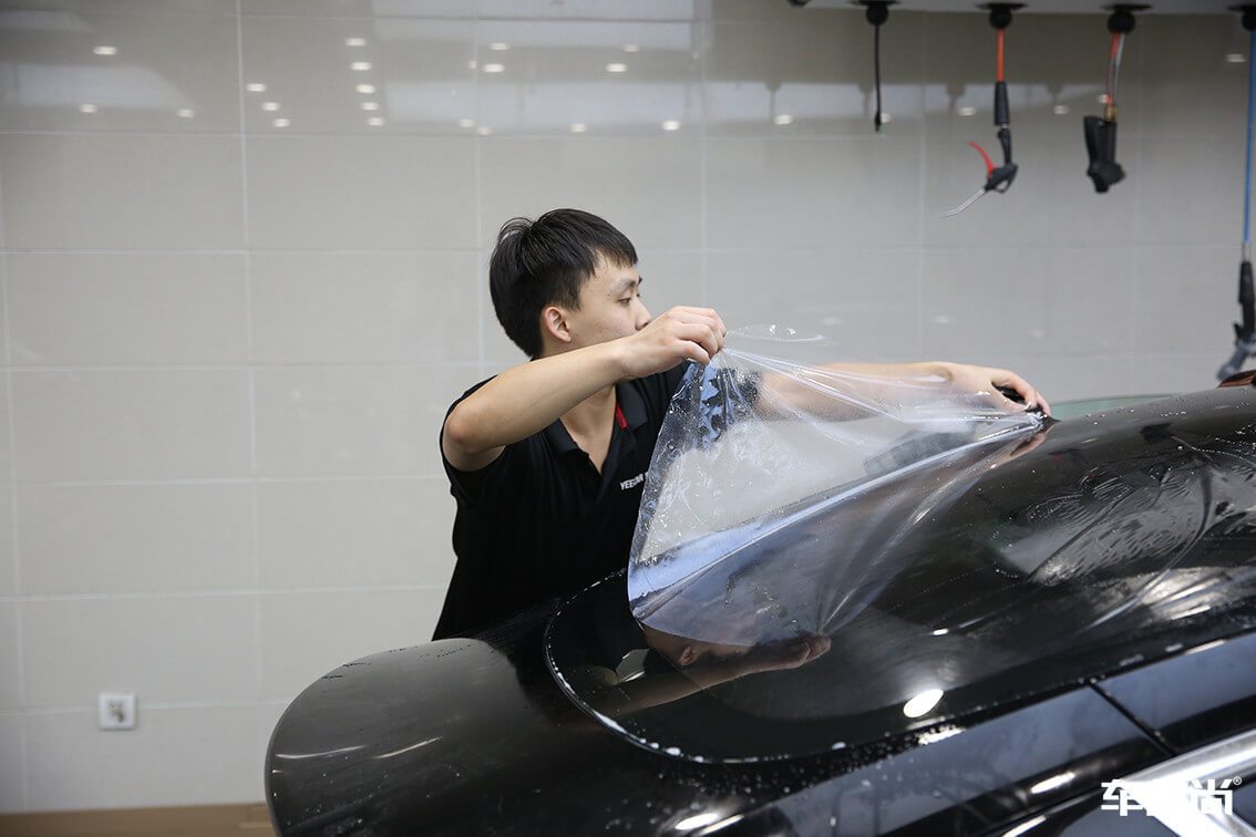 特斯拉施工威固隔热膜案例展示（7