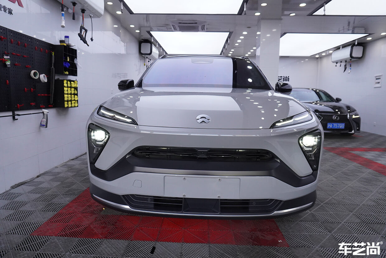 蔚来ES8施工威固玻璃膜案例展示（17）