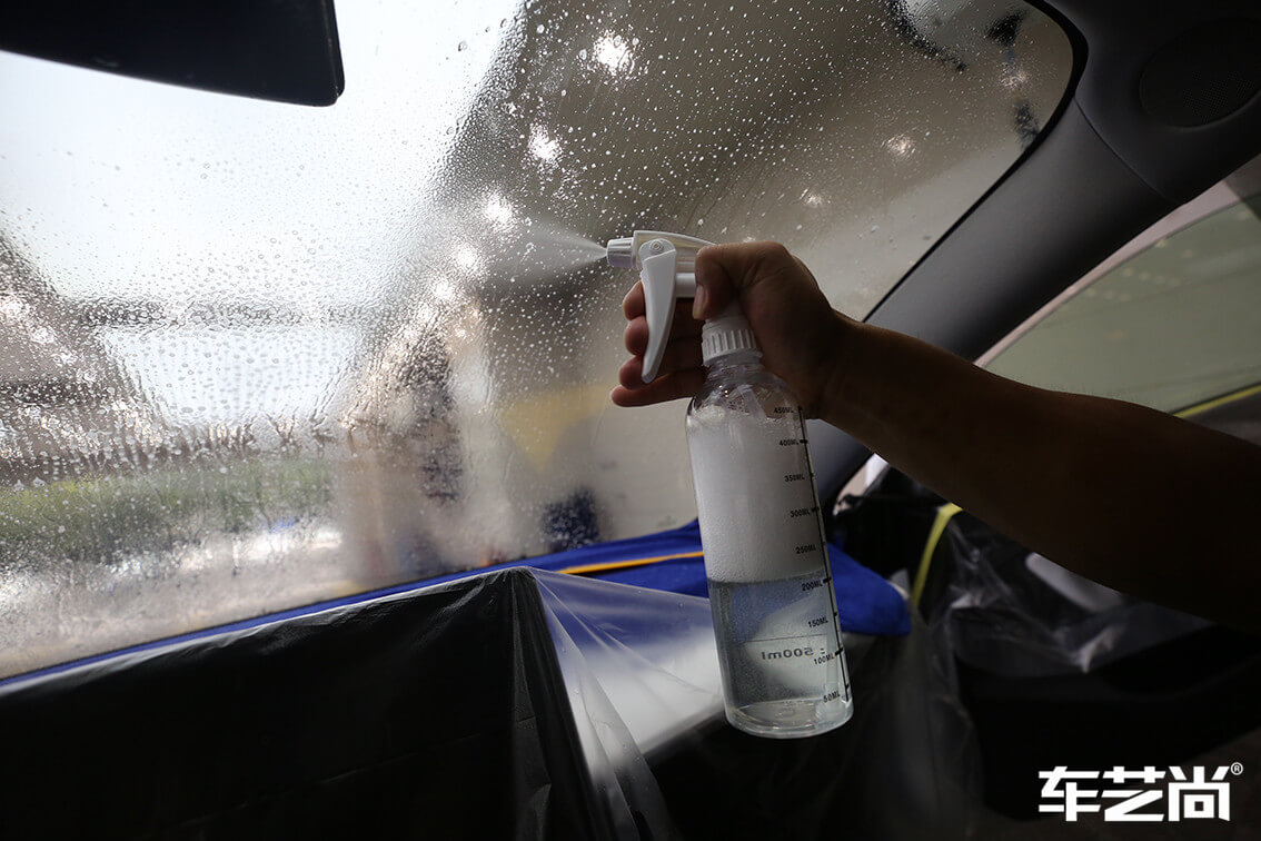 特斯拉 Moel 3选择威固隔热膜施工流程+效果图（5）