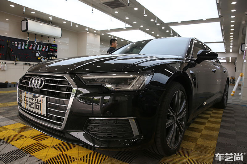 奥迪A6L施工威固隔热膜效果展示（图六）