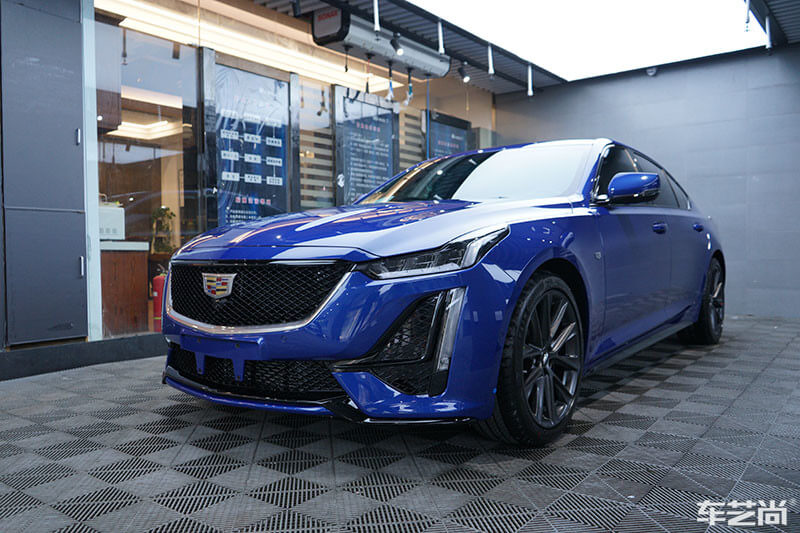 凯迪拉克CT5施工漆面保护膜效果（图五）