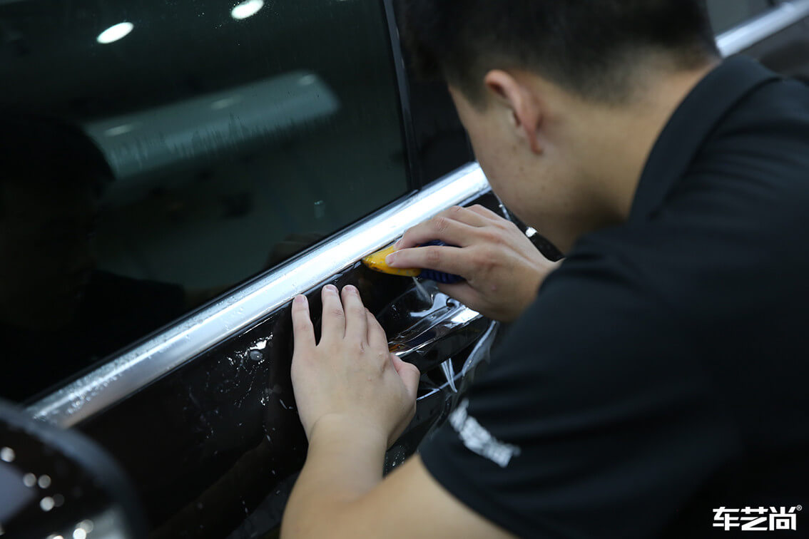 奔驰 GLC300施工威固隐形车衣案例流程展示（10）