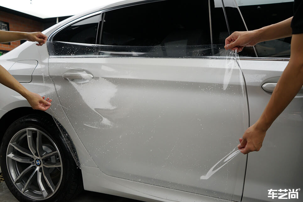 宝马5系施工隐形车衣（2）