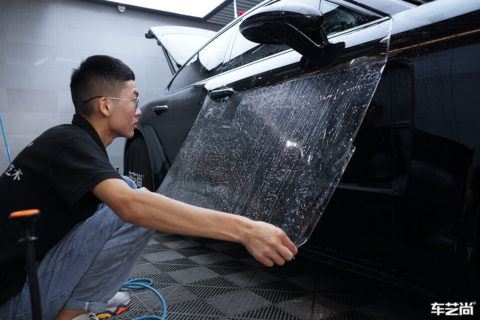 保时捷帕拉梅拉选择车艺尚施工威固车衣，专业施工展示（7）