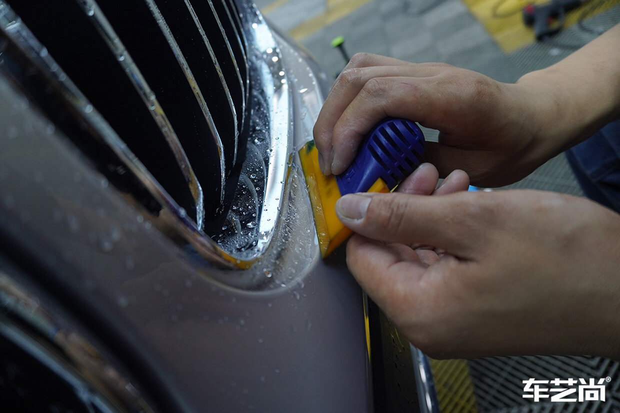 宝马X3施工威固隐形车衣（8）