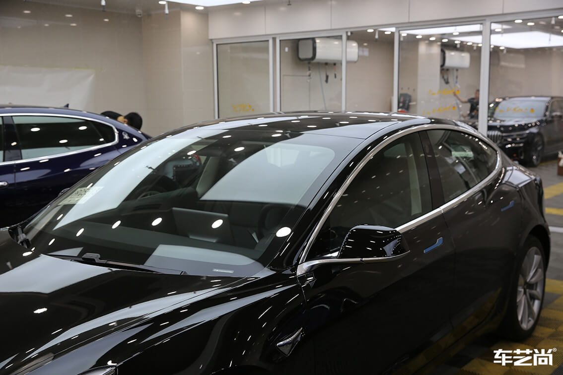 特斯拉施工威固隔热膜案例展示（17