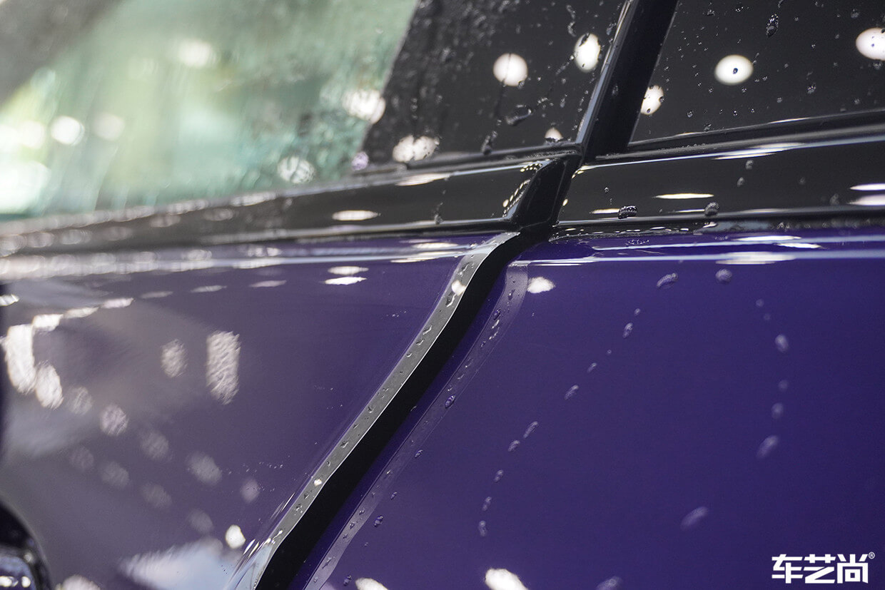 蓝色别克GS施工威固隐形车衣（10）