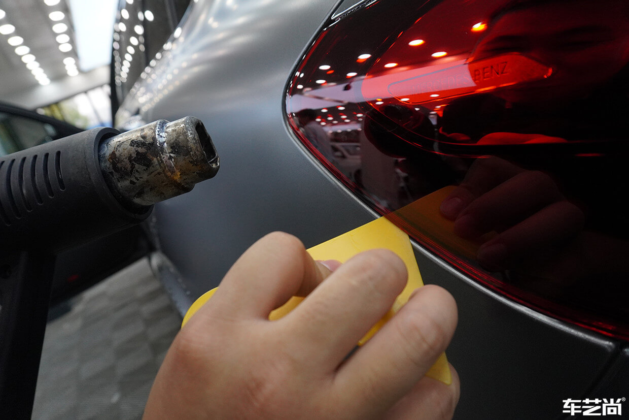 奥迪 A6装贴威固隐形车衣，施工流程展示（5）