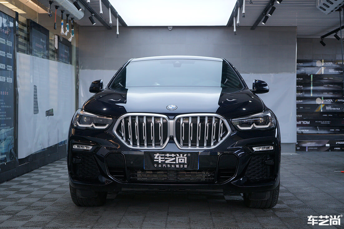 宝马X6贴威固玻璃膜，安全隔热效果好！（7）