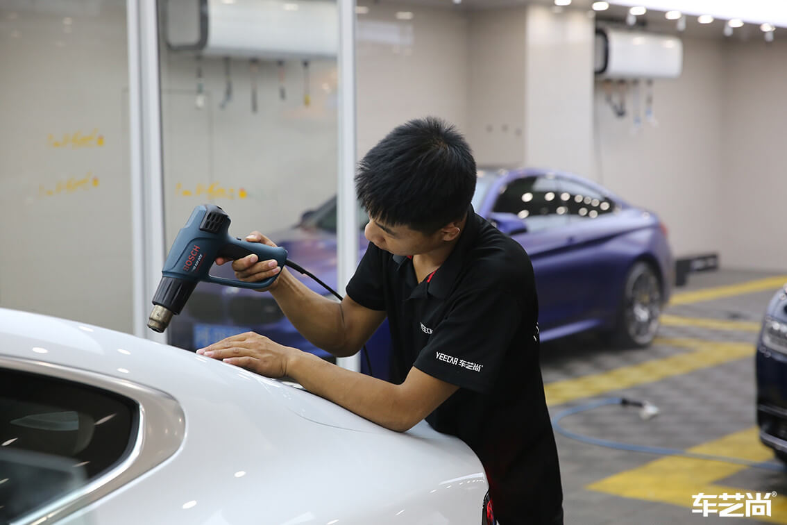 小鹏P7选择施工威固隔热膜（3）