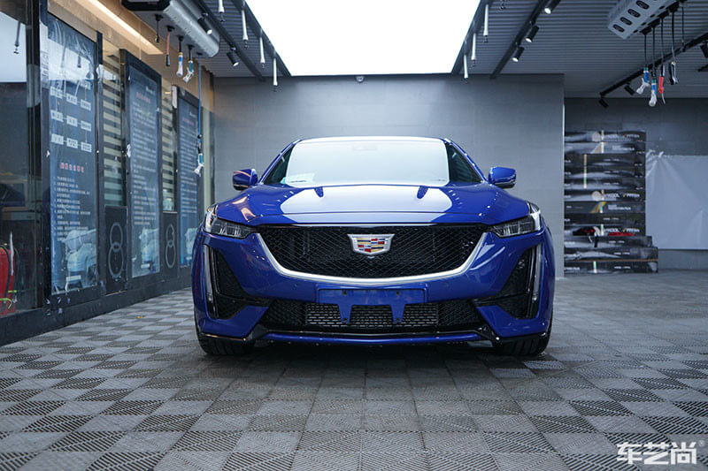 凯迪拉克CT5施工漆面保护膜效果（图六）